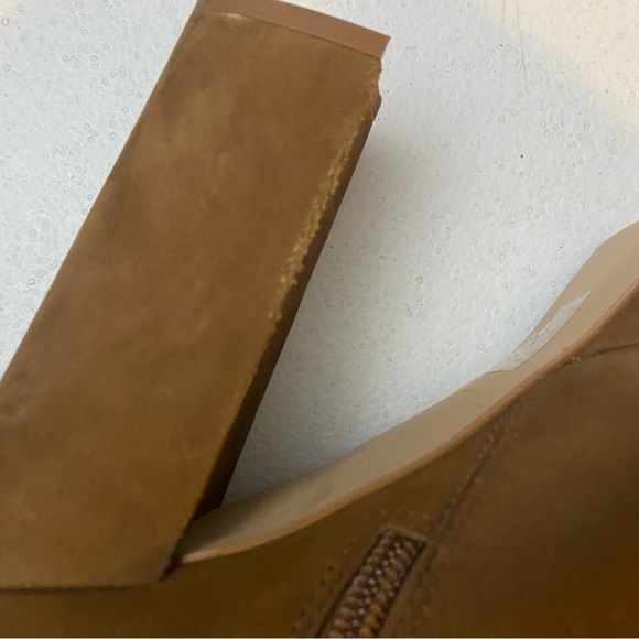 Aldo Madden Style Vintage 90s Y2K Bratz Brown Faux Suede Platform Boots Size 8.5 - Picture 5 of 9